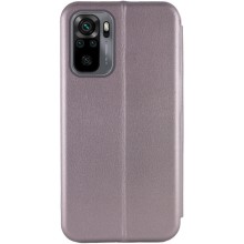 Кожаный чехол-книжка Classy для Xiaomi Redmi Note 10 / Note 10s / Poco M5s – Серый