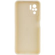Силиконовый чехол Candy Full Camera для Xiaomi Redmi Note 10 / Note 10s – Бежевый