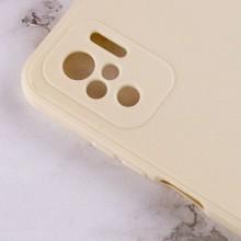 Силиконовый чехол Candy Full Camera для Xiaomi Redmi Note 10 / Note 10s – Бежевый