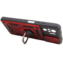 Чехол Ummi Camshield Serge Ring для Xiaomi Redmi Note 10 / Note 10s / Poco M5s – Красный