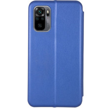 Шкіряний чохол-книжка Classy для Xiaomi Redmi Note 10 / Note 10s / Poco M5s – Синій