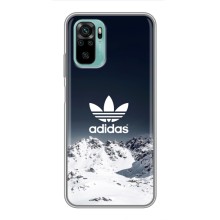 Чехлы Адидас для Xiaomi Redmi Note 10 (AlphaPrint) (Адидас в горах)