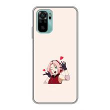 Чехлы Персонажи Аниме Наруто для Xiaomi Redmi Note 10 (AlphaPrint)