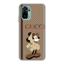 Чехлы ГУЧЧИ для Сяоми Редми Ноут 10 (AlphaPrint) (Mickey GUCCI)
