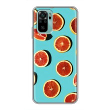 Чехлы с Фруктами для Xiaomi Redmi Note 10 (VPrint) (Грейпфрут)