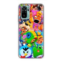 Чехлы Brawl Stars для Xiaomi Redmi Note 10 (AlphaPrint)
