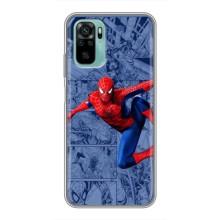 Силіконовий Чохол для Xiaomi Redmi Note 10 – Людина павук