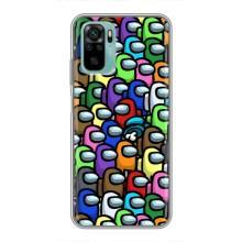 Чехол Амонг Ас для Xiaomi Redmi Note 10 (AlphaPrint) (Убит)