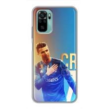 Чехол Криштиану Роналду для Xiaomi Redmi Note 10 (AlphaPrint) (CR7 Real)