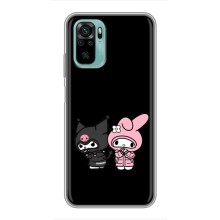 Чехол с кроликом Куроми на Xiaomi Redmi Note 10 (Куроми и Мелоди)