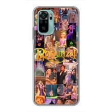 Чехол Рапунцель для Xiaomi Redmi Note 10 (Рапунцель коллаж)
