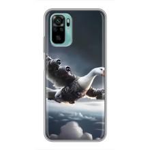 Чехол с мемом Тралалело тралала на Xiaomi Redmi Note 10 (Бомбардини гусини)