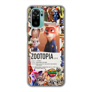 Чехол Зоотрополіс на Xiaomi Redmi Note 10
