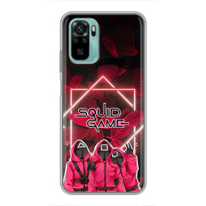 Чехол Гра в кальмара для Xiaomi Redmi Note 10