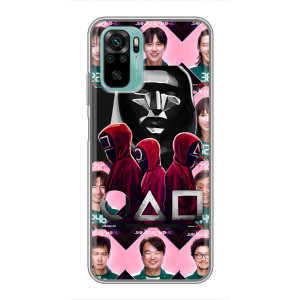 Чехол Гра в кальмара для Xiaomi Redmi Note 10