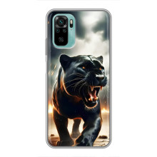 Чохол з картинкою 'Хижаки' для Xiaomi Redmi Note 10 – Пантера