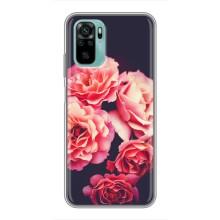 Чехлы с тематикой "ЦВЕТЫ" на Xiaomi Redmi Note 10 (Бутоны)