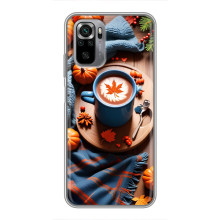 Чохол з унікальним дизайном 'Осінь з кавою' для Xiaomi Redmi Note 10S – Кава і гарбузики