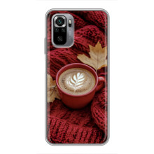Чохол з унікальним дизайном 'Осінь з кавою' для Xiaomi Redmi Note 10S – Кава на ковдрі