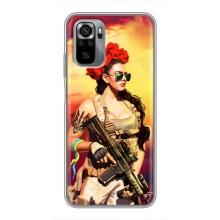 ЗСУ Чохли (TPU) для Xiaomi Redmi Note 10S (Жінка солдат)