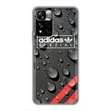 Чехлы Адидас для Xiaomi Redmi Note 11 Pro Plus (AlphaPrint) (Адидас принт)