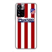 Чехлы для Xiaomi Redmi Note 11 Pro Plus (VPrint) - Футбольные клубы (Atletico)