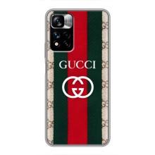 Чехлы ГУЧЧИ для Редми Нот 11 Про Плюс (AlphaPrint) (Gucci дизайн)