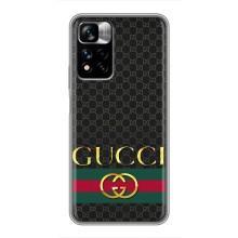 Чехлы ГУЧЧИ для Редми Нот 11 Про Плюс (AlphaPrint) (Gucci оригинал)