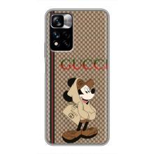 Чехлы ГУЧЧИ для Редми Нот 11 Про Плюс (AlphaPrint) (Mickey GUCCI)