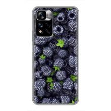 Чехлы с Фруктами для Xiaomi Redmi Note 11 Pro Plus (VPrint) (Ежевика)