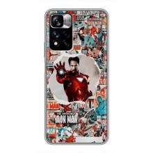 Чехлы с героями Марвел Xiaomi Redmi Note 11 Pro Plus (VPrint)