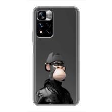 Чехлы с Обезьянами NFT для Xiaomi Redmi Note 11 Pro Plus (AlphaPrint) (стильная обезьяна NFT)