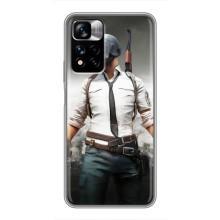 Чехол PUBG для Редми Нот 11 Про Плюс (AlphaPrint) (Пабг мен)