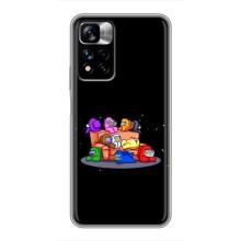 Чехол Амонг Ас для Xiaomi Redmi Note 11 Pro Plus (AlphaPrint) (Амонг-ас)