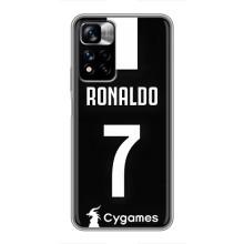 Чехол Криштиану Роналду для Xiaomi Redmi Note 11 Pro Plus (AlphaPrint) (RONALDO 7)