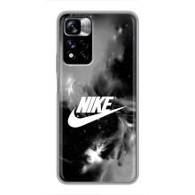 Чехол для Xiaomi Redmi Note 11 Pro Plus - с принтом Найк (AlphaPrint) (Лого Найк)