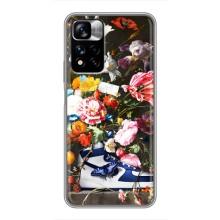 Чехол для Xiaomi Redmi Note 11 Pro Plus - с принтом Найк (AlphaPrint) (Стиль Найк)