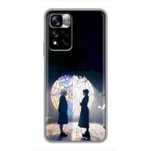 Чехлы Венсдей на Xiaomi Redmi Note 11 Pro Plus Уэнсдей (AlphaPrint) (Уэнздей и Инид)