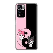 Чехол с кроликом Куроми на Xiaomi Redmi Note 11 Pro Plus (Куроми Инь Янь)