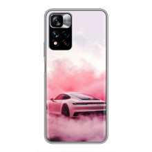 Чохол з авто Порше для Xiaomi Redmi Note 11 Pro Plus – Рожевий Порше