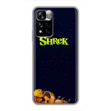 Чехол с мультфильмом Шрек на Xiaomi Redmi Note 11 Pro Plus – Шрек лого