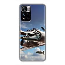 Чехол с мемом Тралалело тралала на Xiaomi Redmi Note 11 Pro Plus (Бомбардиро крокодило)