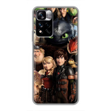 Чехол как приручить дракона на Xiaomi Redmi Note 11 Pro Plus (Персонажи дракона)