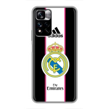 ФК Реал Мадрид чехлы для Xiaomi Redmi Note 11 Pro Plus (AlphaPrint) (лого Real Madrid)