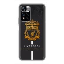 Чехлы для Редми Нот 11 Про Плюс (VPrint) - ТОП ФК (FC Liverpool)