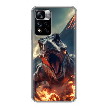 Чехол с картинкой «Хищники» для Xiaomi Redmi Note 11 Pro Plus – Динозавр