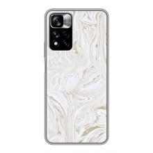 Мраморный чехол на Xiaomi Redmi Note 11 Pro Plus (VPrint) (Белый мрамор)