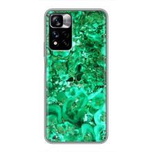 Мраморный чехол на Xiaomi Redmi Note 11 Pro Plus (VPrint) (Салатный Мрамор)