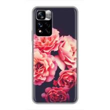 Чехлы с тематикой "ЦВЕТЫ" на Xiaomi Redmi Note 11 Pro Plus (Бутоны)