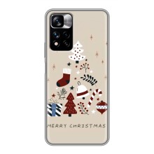 Різдвяні Чохли для Xiaomi Redmi Note 11 Pro Plus (VPrint) (Merry Christmas)